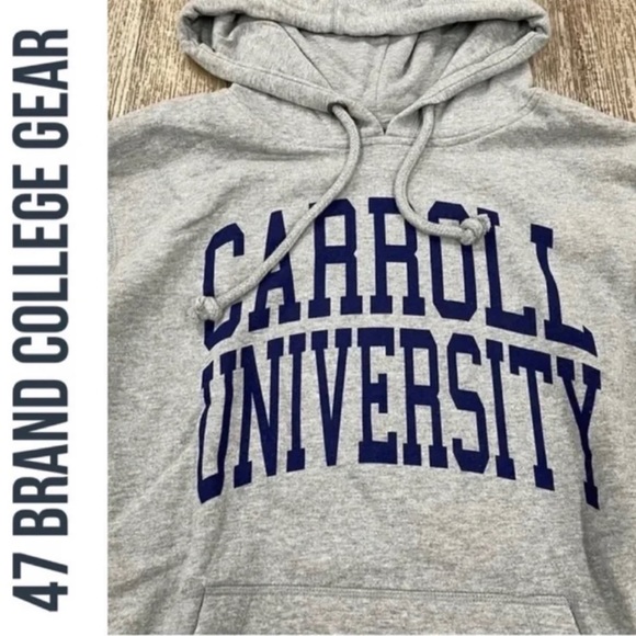 $40 - NWT 47 Carroll University Hooded Sweatshirt - Picture 1 of 5